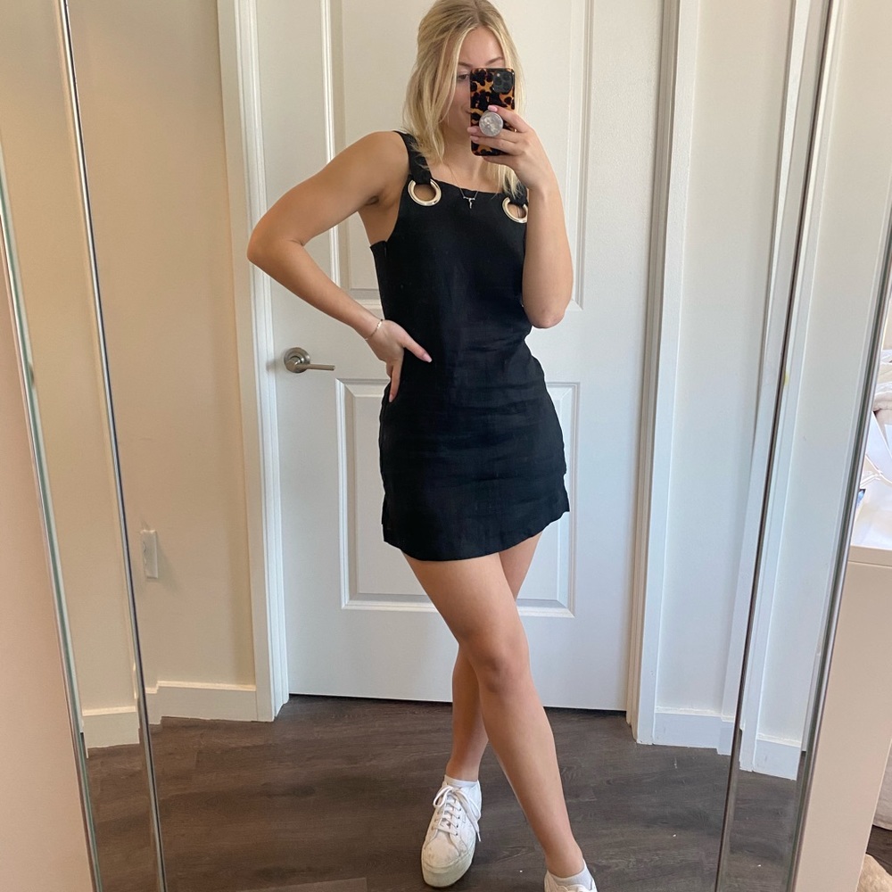 FREE PEOPLE Black Mini Dress